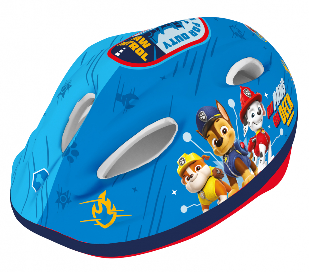 Casca biciclisti copii, model Paw Patrol, culoare albastru, marime M(52-56cm) [5]