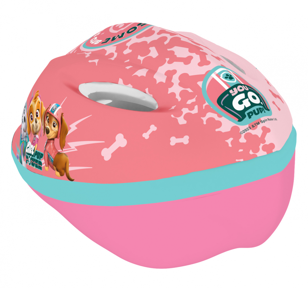 Casca biciclisti copii, model Paw Patrol, culoare roz, marime M(52-56cm) [4]
