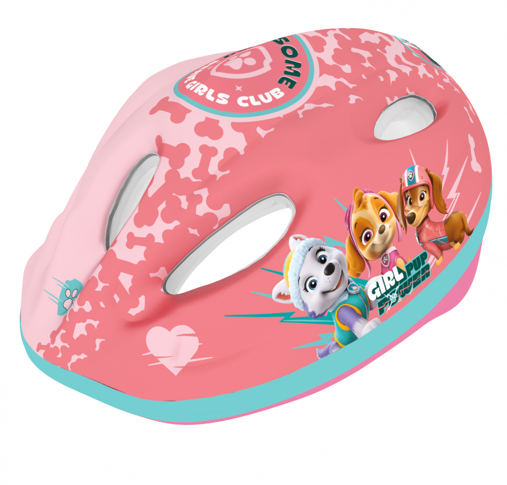 Casca biciclisti copii, model Paw Patrol, culoare roz, marime M(52-56cm) [6]