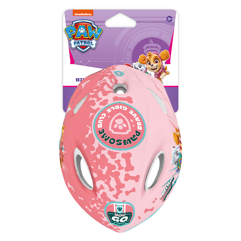 Casca biciclisti copii, model Paw Patrol, culoare roz, marime M(52-56cm) [11]
