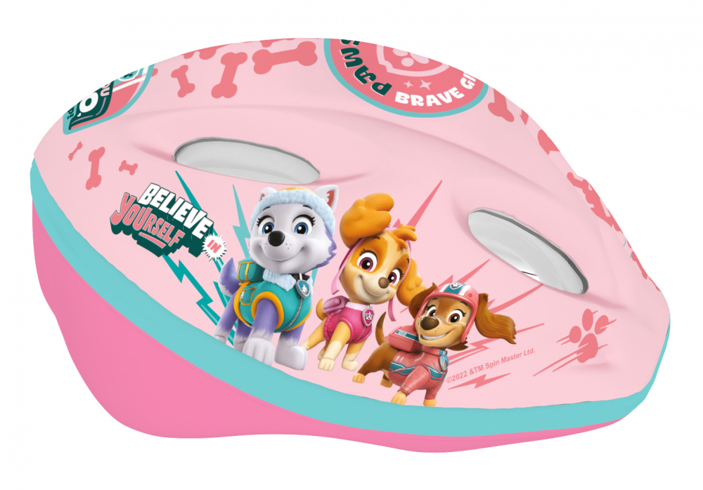 Casca biciclisti copii, model Paw Patrol, culoare roz, marime M(52-56cm) [2]