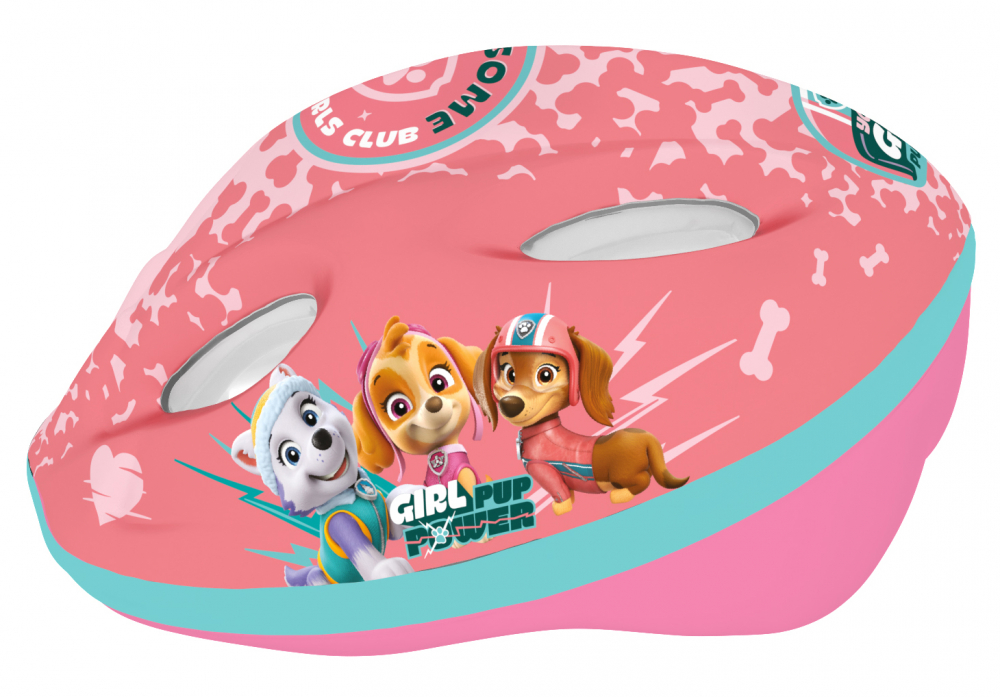 Casca biciclisti copii, model Paw Patrol, culoare roz, marime M(52-56cm) [5]