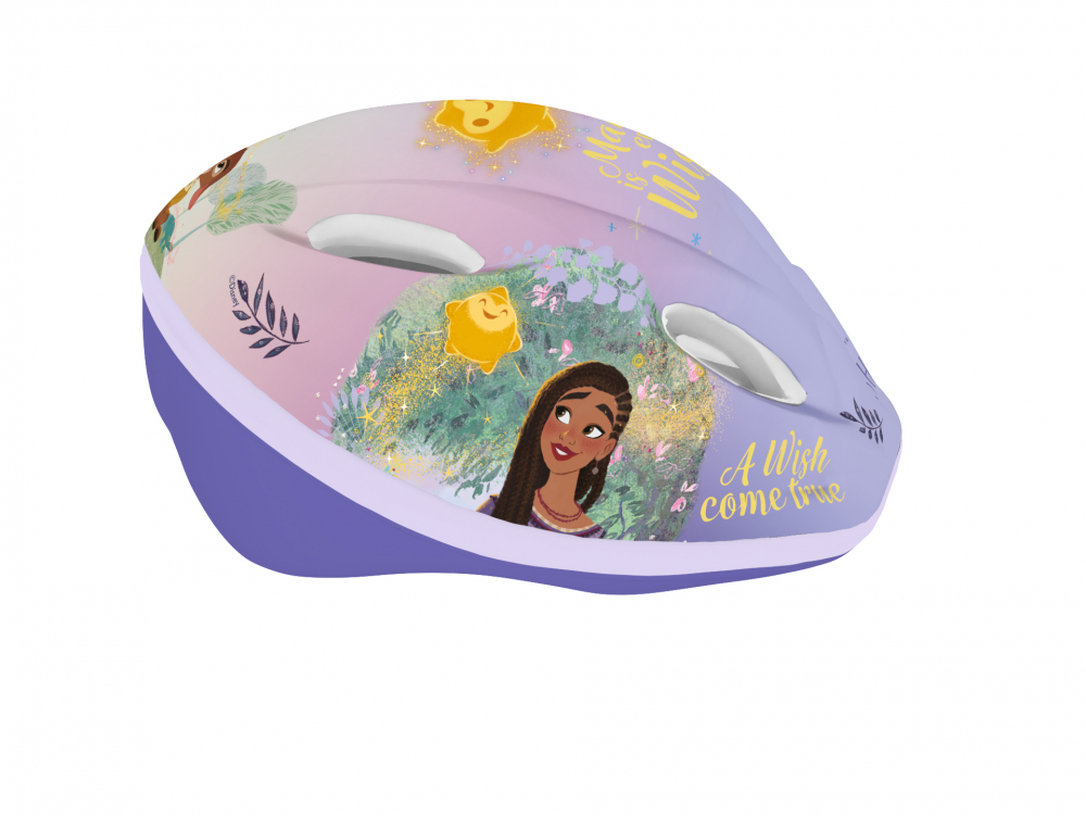 Casca biciclisti copii Wish, culoare violet, marime M(52-56 cm) [2]