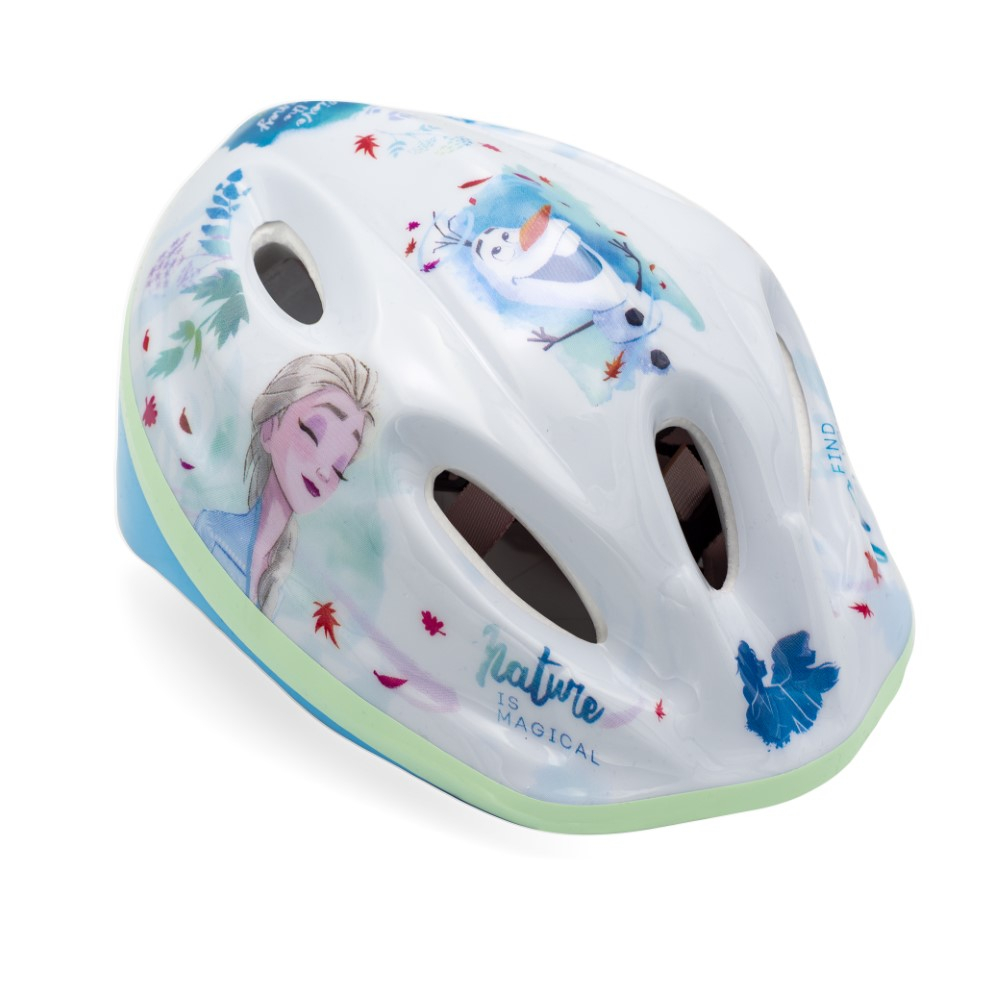 Casca biciclisti copii Frozen II, culoare alb/albastru, marime M(52-56 cm) [8]