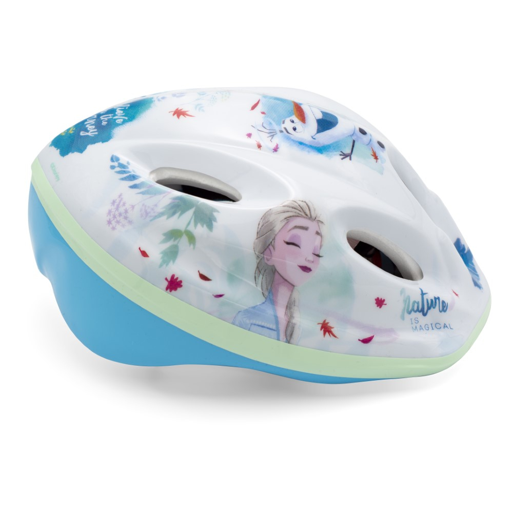 Casca biciclisti copii Frozen II, culoare alb/albastru, marime M(52-56 cm) [7]