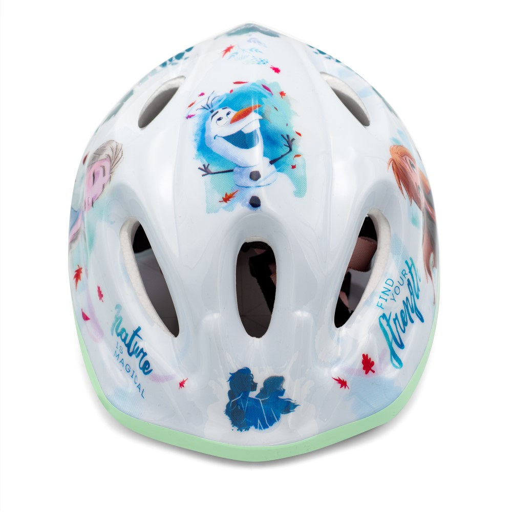 Casca biciclisti copii Frozen II, culoare alb/albastru, marime M(52-56 cm) [9]