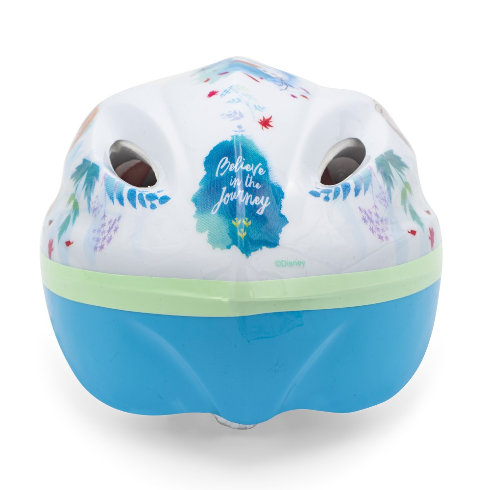 Casca biciclisti copii Frozen II, culoare alb/albastru, marime M(52-56 cm) [5]
