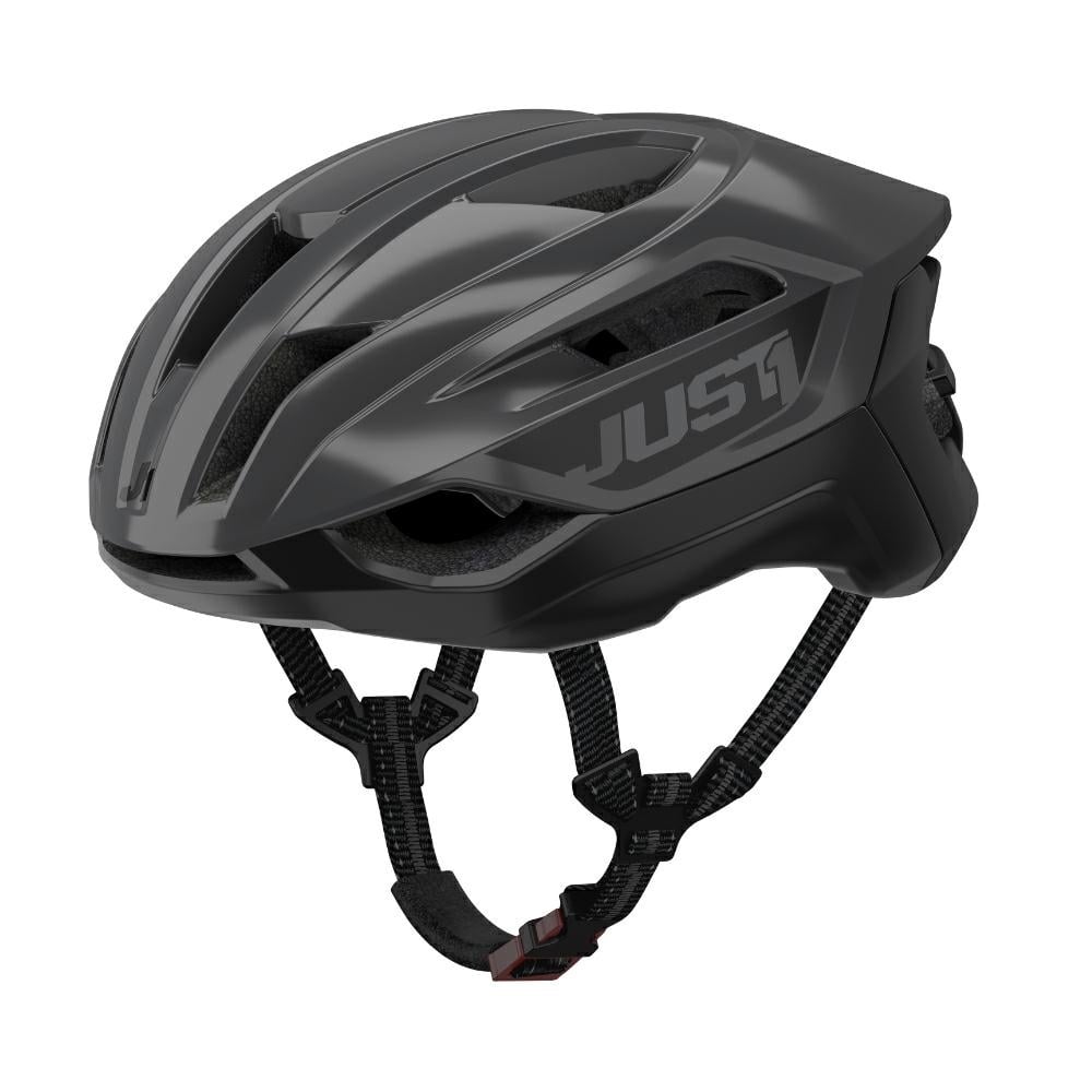 Casca ciclisti Just1 J-Hero, culoare gri   negru, marime M