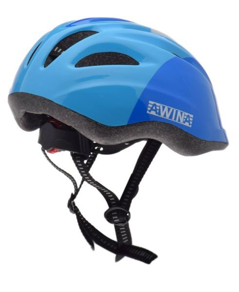 Casca ciclisti pentru copii, Awina by Moon, culoare albastru/alb, marimea S [2]