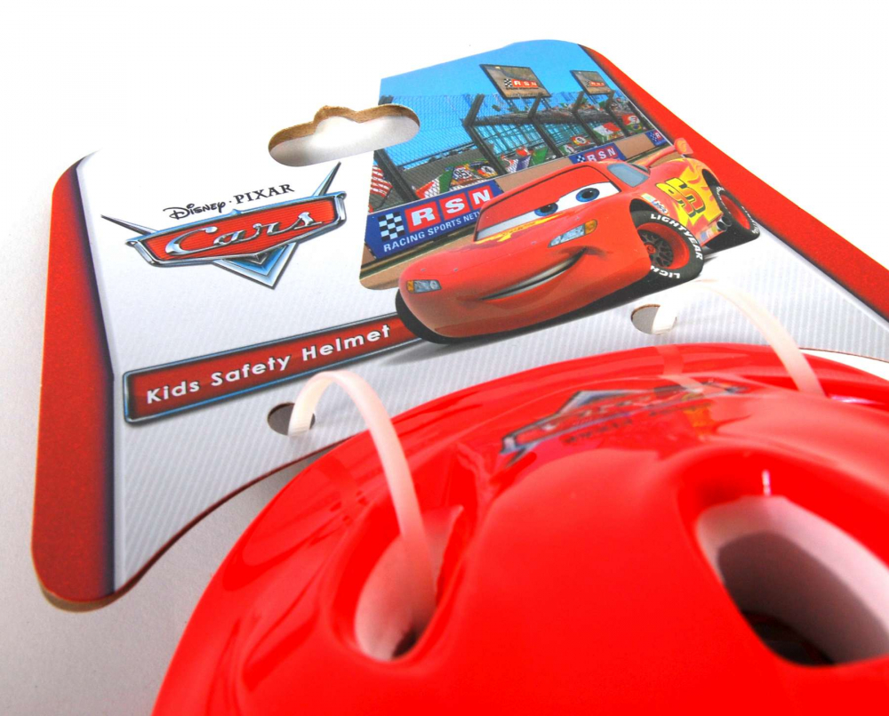 Casca de ciclism Disney Cars, culoare rosu, 51-55 cm [2]