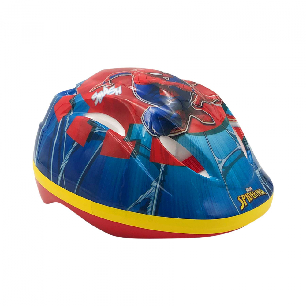 Casca de ciclism Marvel Spiderman, culoare albastru rosu, 51-55 cm