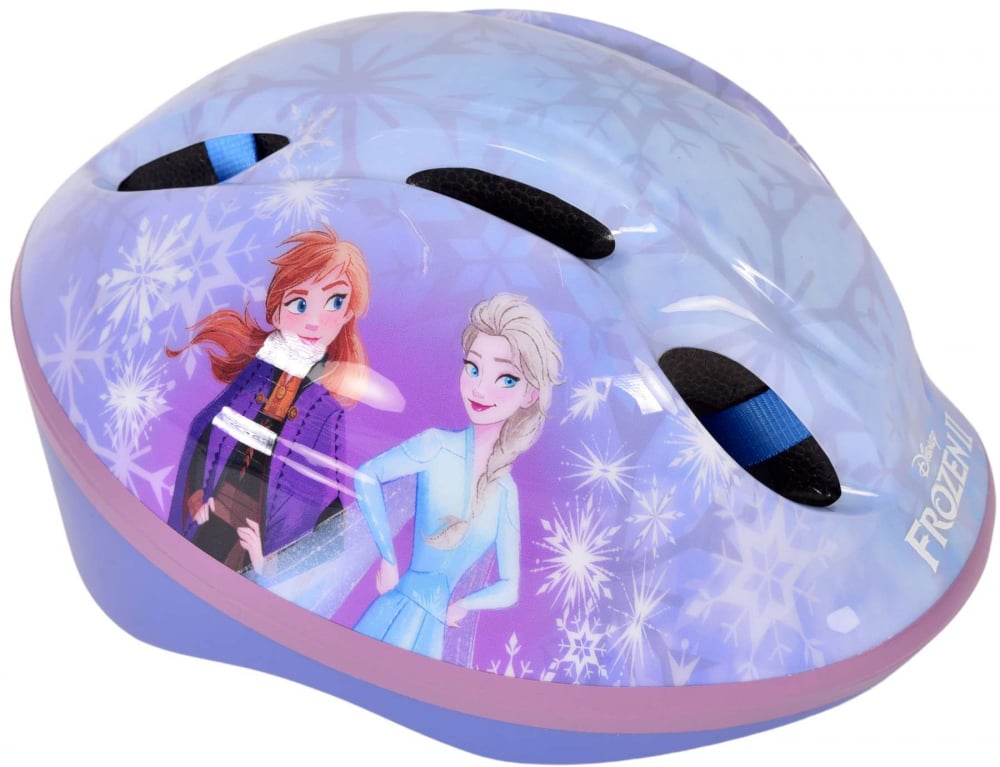 Casca de protectie biciclete Disney Frozen, culoare albastru violet, marime 52-56 cm