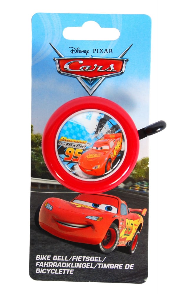 Clopot pentru bicicleta, Disney Cars, pentru baieti, culoare rosu