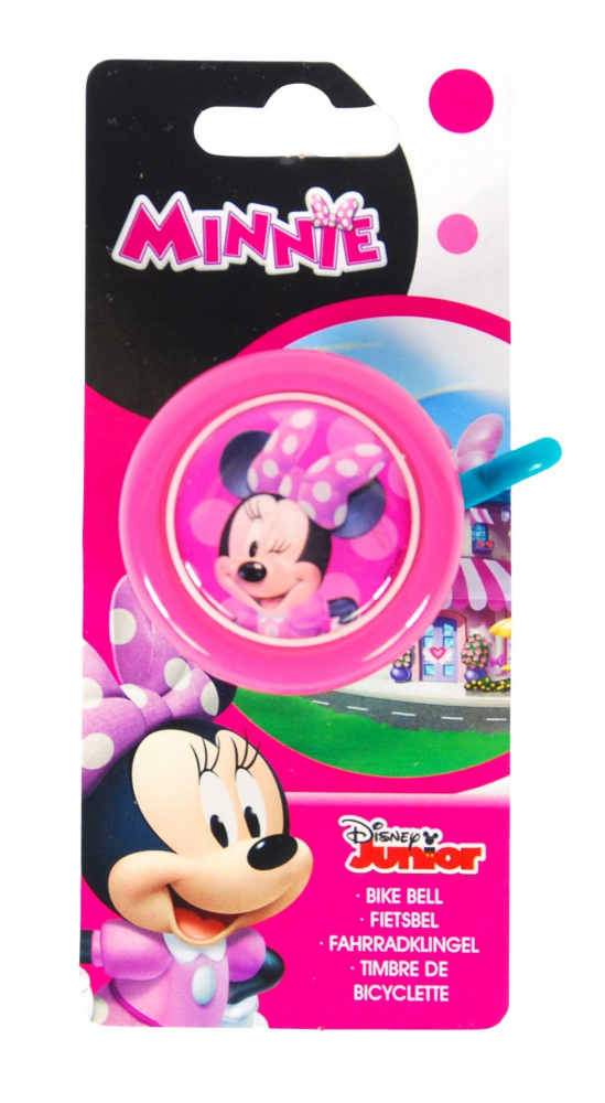 Clopot pentru bicicleta, Disney Minnie Bow, pentru fete, culoare roz