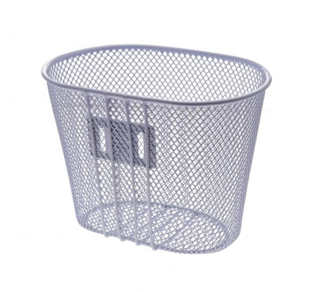 Cos fata biciclete copii, culoare alb, 25x17x15 cm [2]