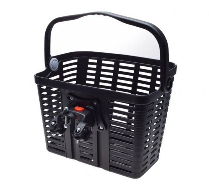 Cos fata grilaj plastic cu maner, culoare negru [2]