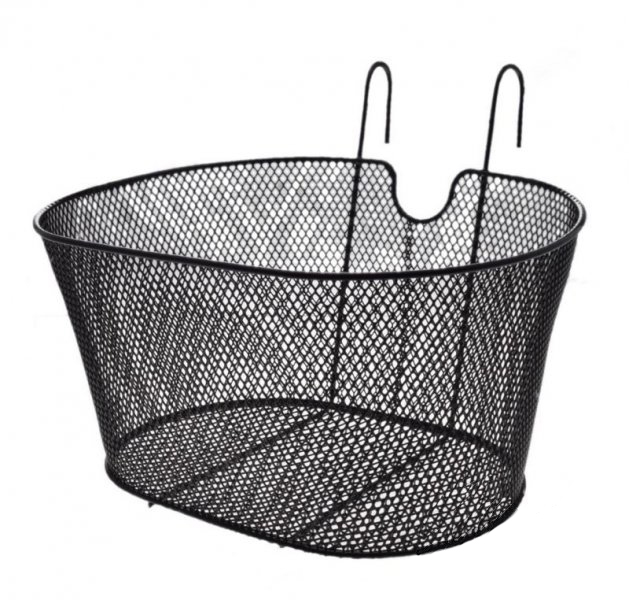 Cos fata grilaj metalic, culoare negru, 37 x 30 x 20 [2]
