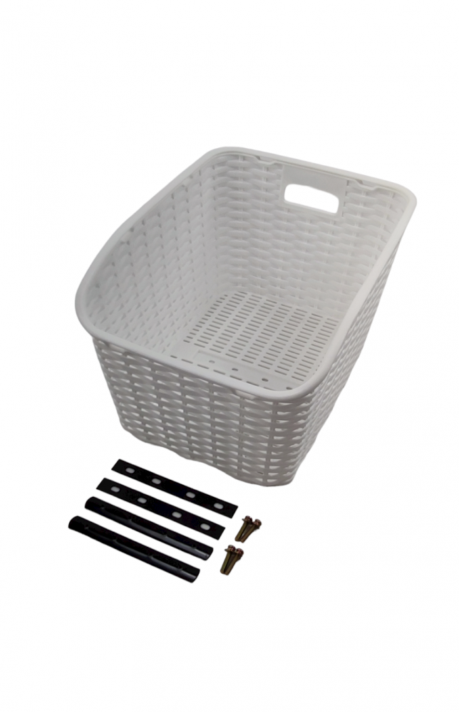 Cos spate biciclete JET plastic 43x31x24cm, 1089g, culoare alb [7]