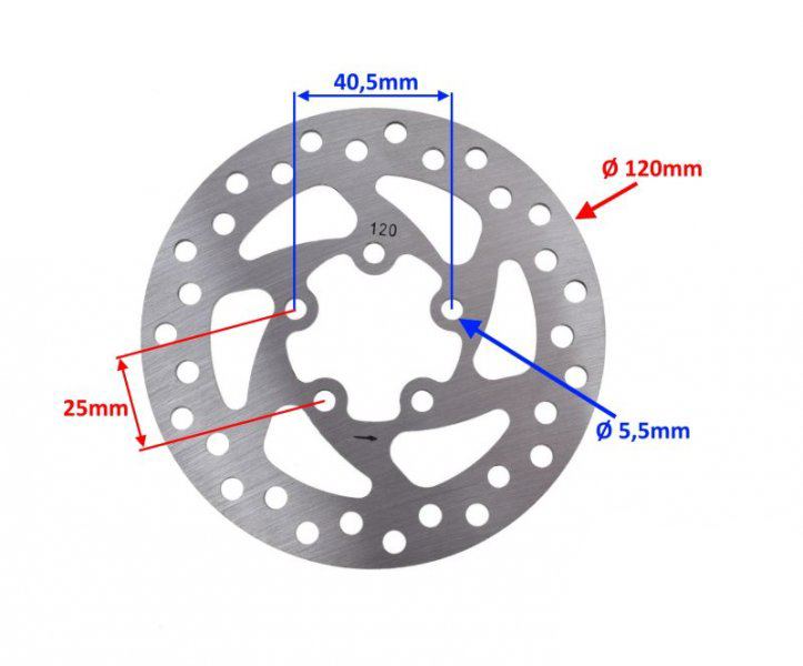 Disc frana 120mm pentru Xiaomi M365 [2]