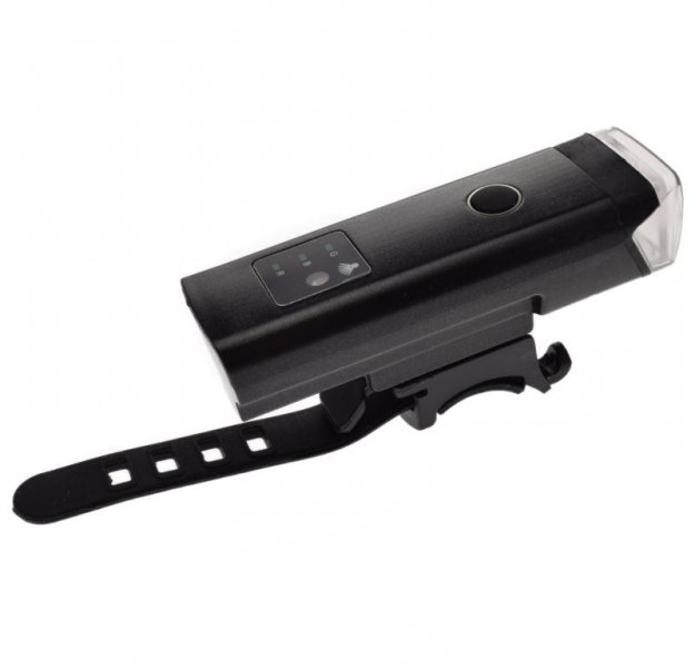 Far fata biciclete 1 led, culoare negru, incarcare USB [2]