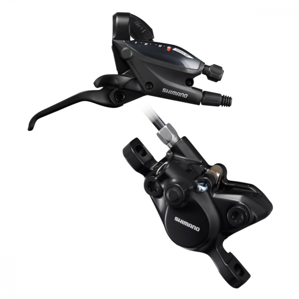 Frana disc hidraulica Shimano Altus,ST-EF505 BR-MT200 cu maneta de schimbator 8 viteze