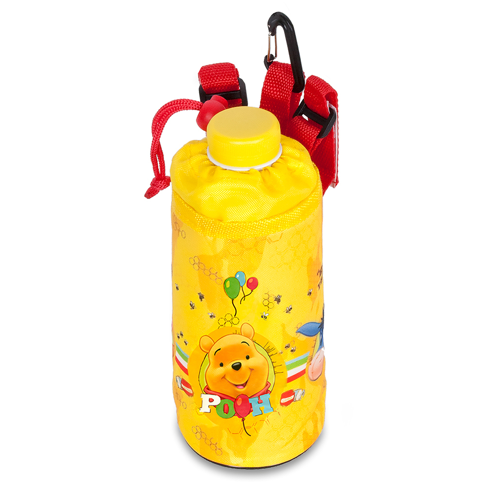 Husa suport sticla apa biciclete copii, montaj ghidon, model Winnie the Pooh [4]