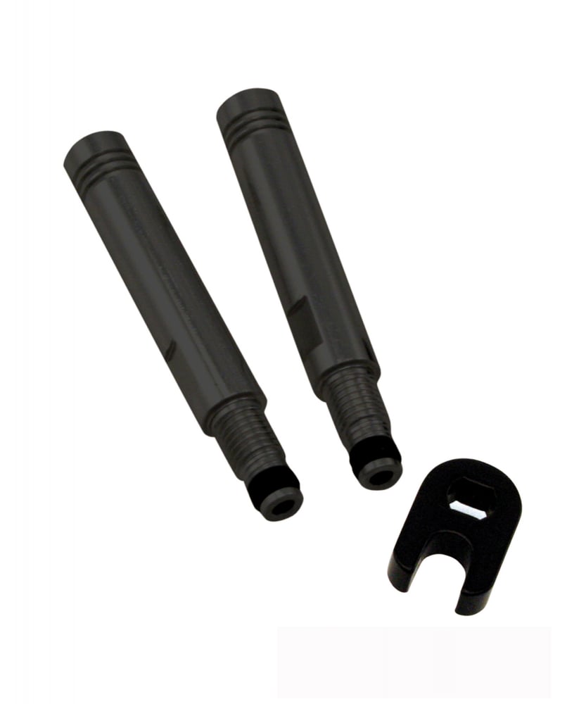 Kit Extensie valva 30mm Presta 2Buc Alu Negru