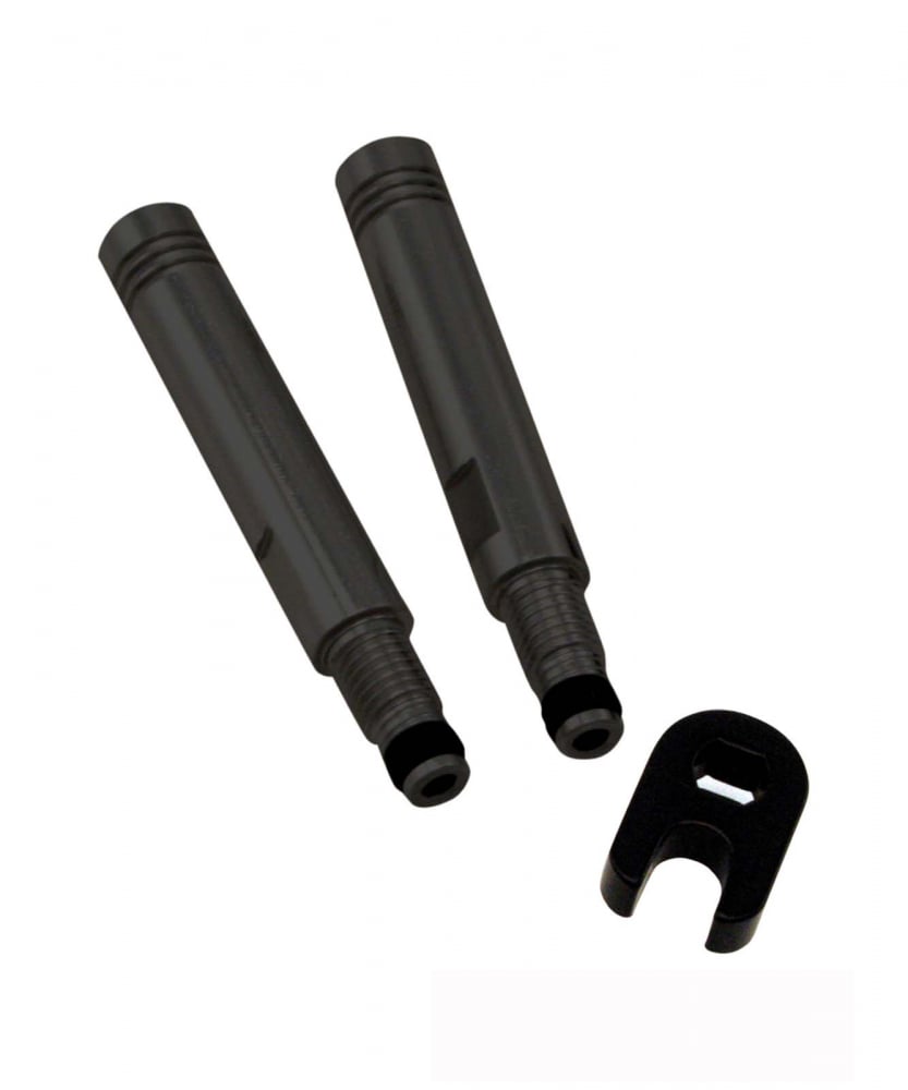 Kit Extensie valva 50mm Presta 2Buc Alu Negru