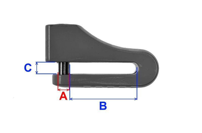 Lacat antifurt blocare disc frana 5.5X34X7