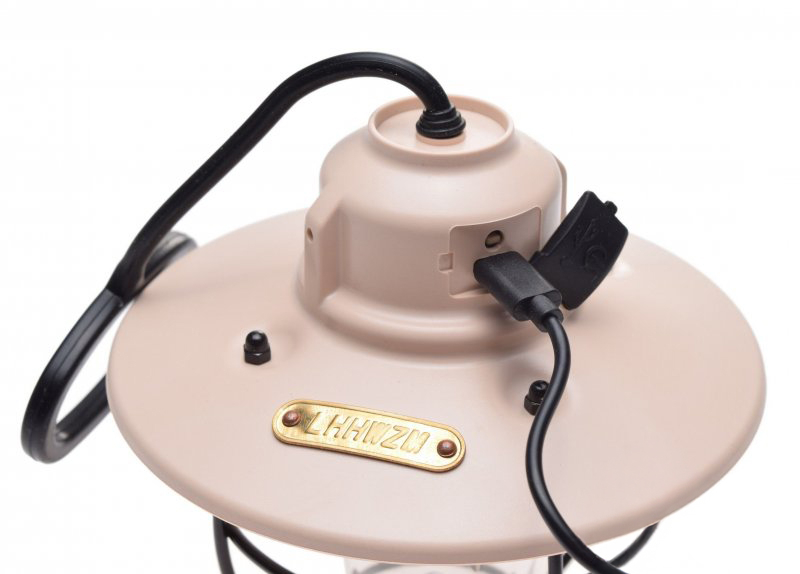Lampa camping Retro, incarcare USB, agatatoare, 3 moduri de lumina [2]