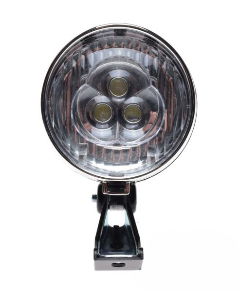 Lampa fata biciclete retro, 3 led-uri, culoare negru [2]