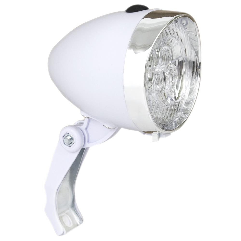 Lampa fata retro 592 cu baterie, culoare alb