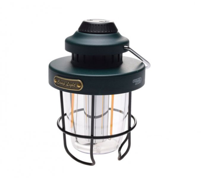 Lampa felinar in stil retro, 3 functii, becuri led, 1800mAh, culoare verde [3]