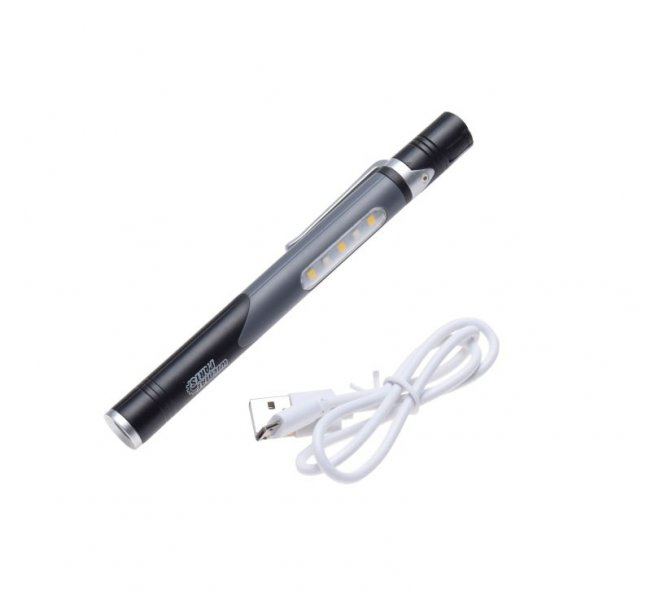 Lanterna led 164x14mm, 4 functii, incarcare USB [2]