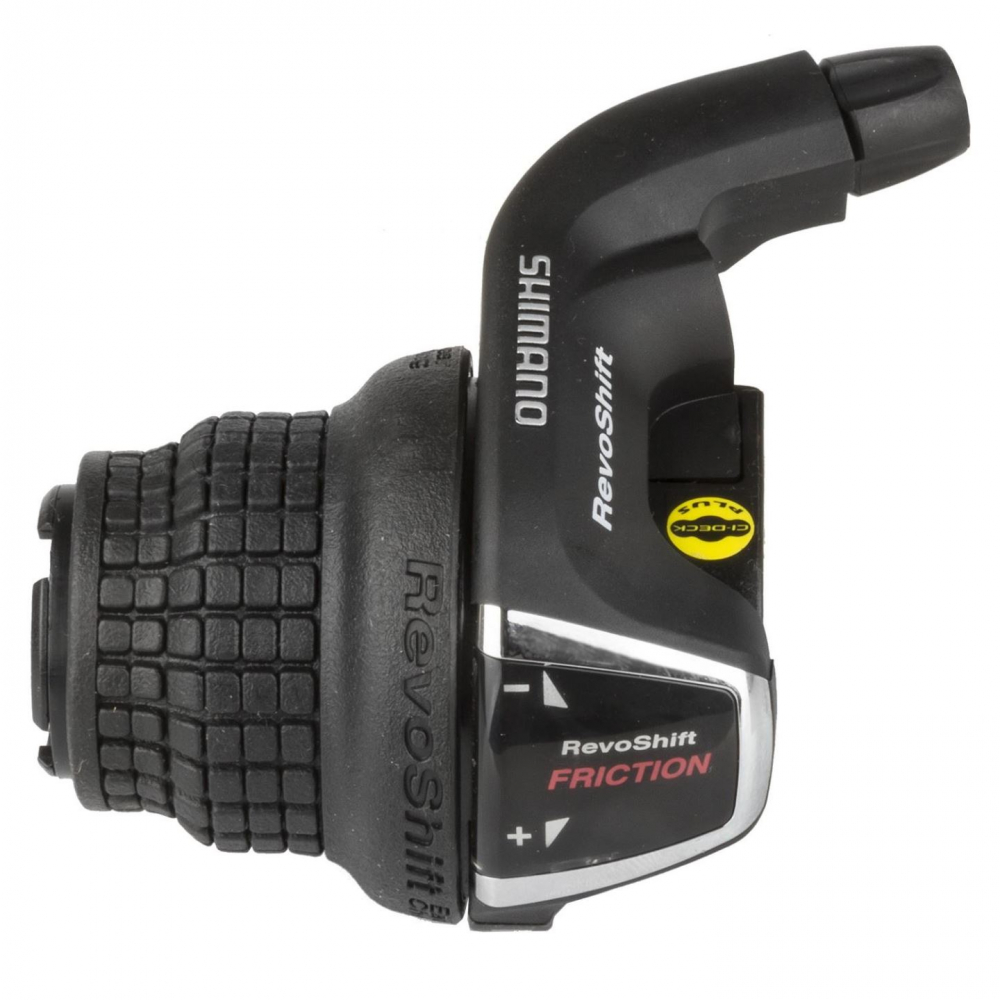 Maneta de schimbator Shimano Tourney SL-RS35-LN, stanga, 3 viteze, cablu 1800mm, neindexata