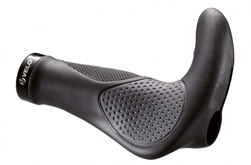 Mansoane Velo Ergo New, lungime 138mm, culoare negru