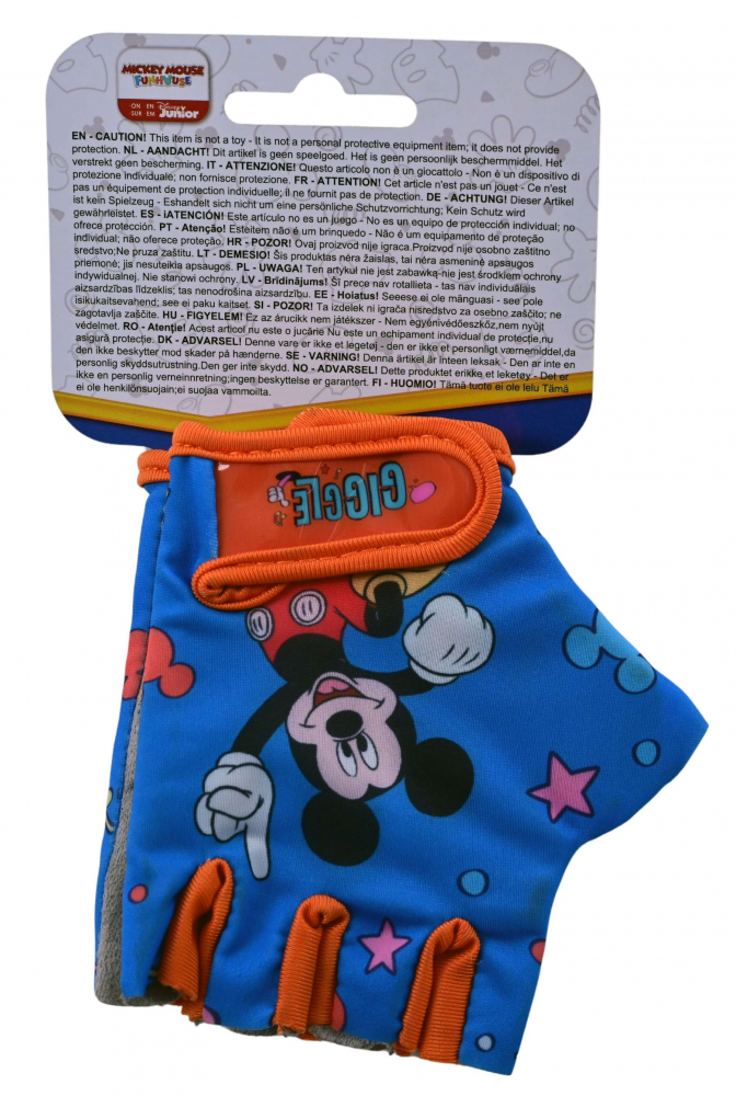 Manusi ciclisti copii Mickey Mouse, culoare albastru/portocaliu [3]