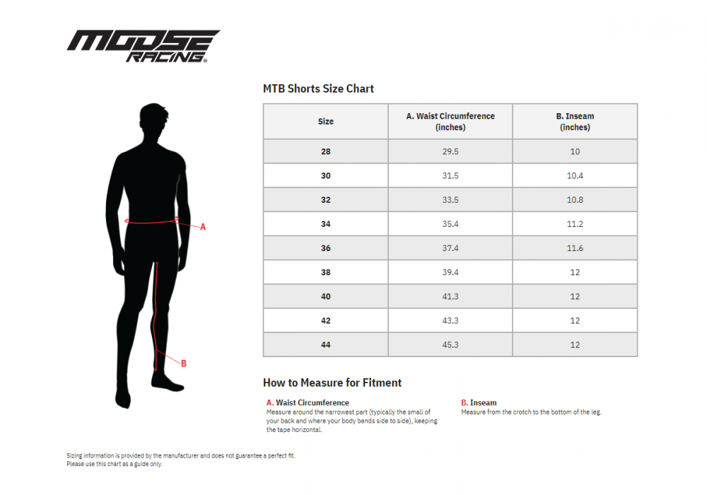 Pantaloni biciclisti Moose Racing MTB, culoare negru, marime 42 [3]