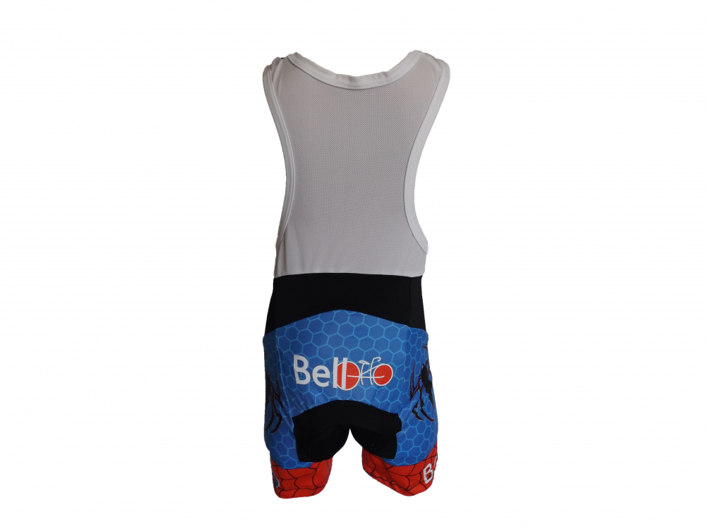 Pantaloni Ciclism Copii culoare Negru/Albastru , Marime 8 Ani [2]