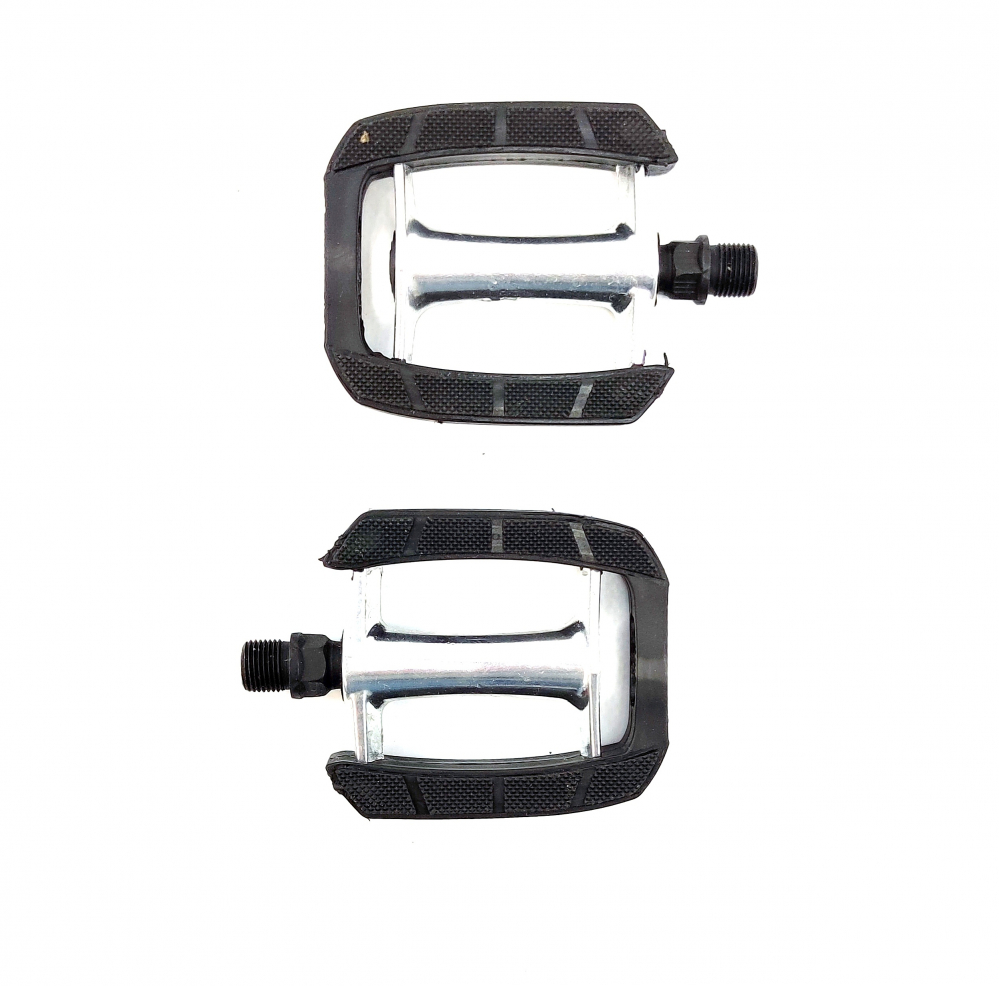 Pedale biciclete 610 alu-plastic 100x80 TPR, filet 9/16" (14mm) [2]