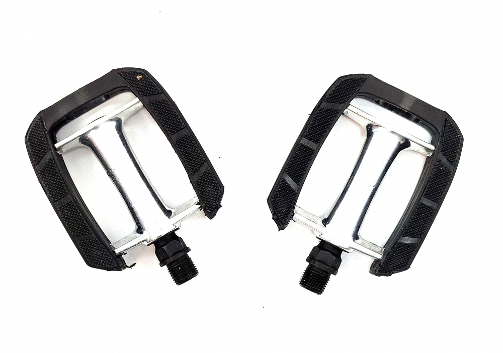 Pedale biciclete 610 alu-plastic 100x80 TPR, filet 9/16" (14mm) [3]