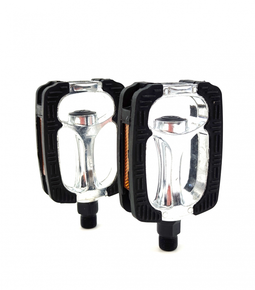 Pedale biciclete Jet 879A, aluminiu/cauciuc, filet 9/16"(14mm) [3]
