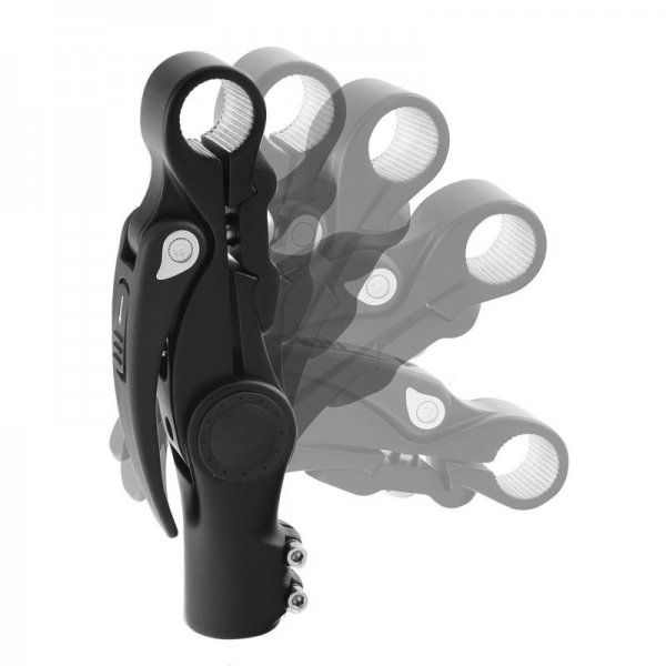 Pipa ghidon A-Head reglabila 0-50 grade, culoare negru, ghidon 25.4mm [2]