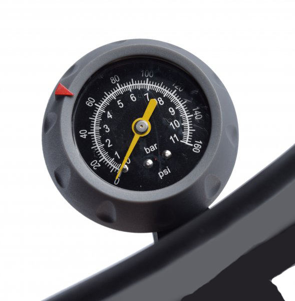 Pompa aer roti bicicleta cu manometru, podea, 11bar/160 PSI [2]