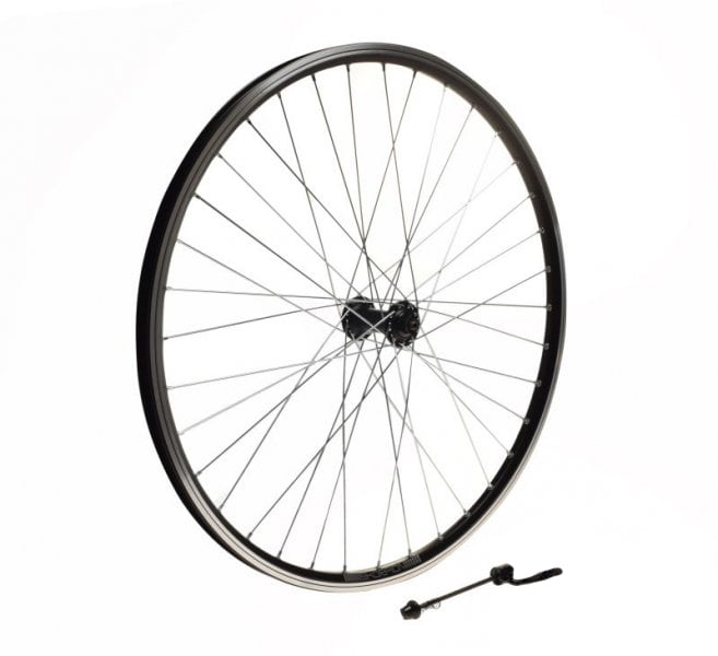 Roata fata dubla bicicleta 26  , quick release, Skorpion, culoare negru