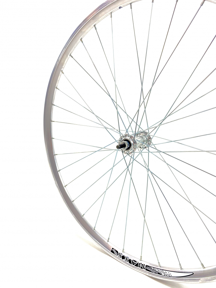 Roata fata dubla DSX, biciclete 28 inch, culoare argintiu [3]