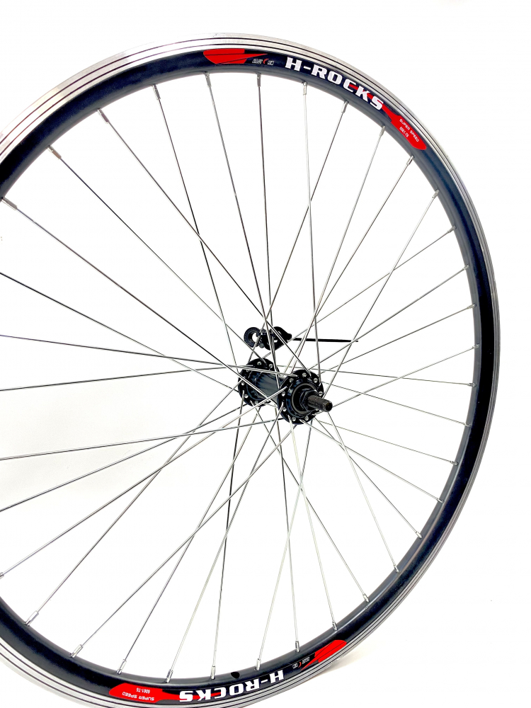 Roata fata dubla DSX, biciclete MTB 26 inch, culoare negru [2]