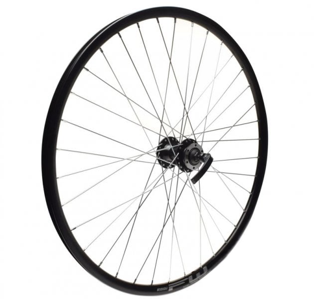 Roata fata dubla, frana disc, 27.5, QR, culoare negru