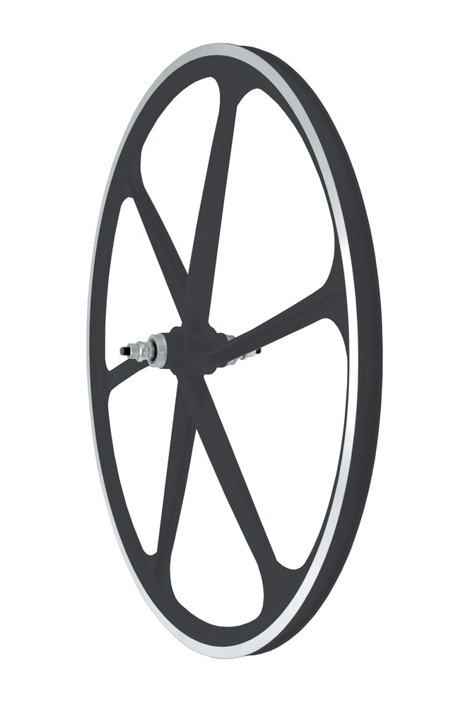 Roata Fata Fixa AeroWheels 700 Negru