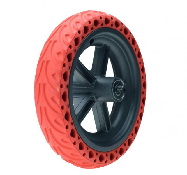 Roata spate completa cu anvelopa plina rosie 8,5 x 2 Xiaomi M365 Pro 1.2 [2]